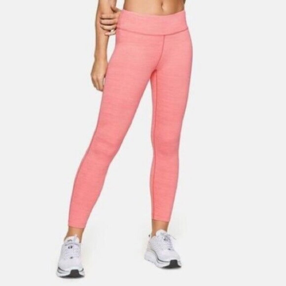 Outdoor Voices Tech Sweat 7/8 Flex Leggings Drawcord Yoga Coral Pink Women XS